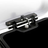 NNEAGS 2X 12L Foot Pedal Stainless Steel Rubbish Recycling Garbage Waste Trash Bin Square White