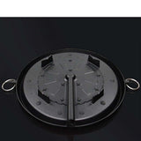 NNEAGS 2X Portable Korean BBQ Butane Gas Stove Stone Grill Plate Non Stick Coated Round
