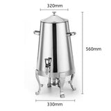 NNEAGS Stainless Steel 13L Juicer Water Milk Coffee Pump Beverage Drinking Utensils