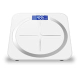 NNEAGS 2X 180kg Glass LCD Digital Fitness Weight Bathroom Body Electronic Scales Black/White