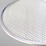 NNEAGS 12-inch Round Seamless Aluminium Nonstick Grade Pizza Screen Baking Pan