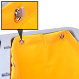 NNEAGS 3 Tier Multifunction Janitor Cleaning Waste Cart Trolley and Waterproof Bag