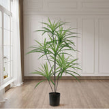 NNEAGS 2X 120cm Artificial Natural Green Dracaena Dragon Tree Fake Tropical Indoor Plant Home Office Decor