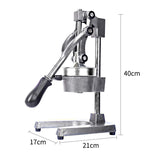 NNEAGS 2X Manual Juicer Hand Press Juice Extractor Squeezer