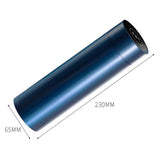 NNEAGS 2X 500ML Stainless Steel Smart LCD Thermometer Display Bottle Vacuum Flask Thermos Blue
