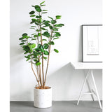 NNEAGS 150cm Green Artificial Indoor Pocket Money Tree Fake Plant Simulation Decorative