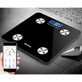 NNEAGS 2X Wireless Bluetooth Digital Body Fat Scale Bathroom Health Analyser Weight Black/White