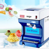 NNEAGS Ice Shaver Electric Stainless Steel Ice Crusher Slicer Machine 120KG/h