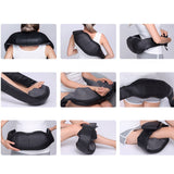 NNEAGS 2X Electric Kneading Back Neck Shoulder Massage Arm Body Massager Black/White