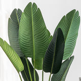 NNEAGS 2X 180cm Green Artificial Indoor Nordic Wind Traveller Banana Plant Fake Decorative Tree