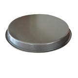 NNEAGS 9-inch Round Black Steel Non-stick Pizza Tray Oven Baking Plate Pan