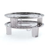 NNEAGS 34cm Stainless Steel Steamer Insert Stock Pot Steaming Rack Stockpot Tray
