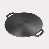 NNEAGS Cast Iron Induction Crepes Pan Baking Cookie Pancake Pizza Bakeware