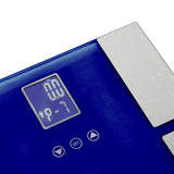 NNEAGS Digital Electronic LCD Bathroom Body Fat Scale Weighing Scales Weight Monitor Blue