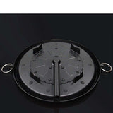 NNEAGS Portable Korean BBQ Butane Gas Stove Stone Grill Plate Non Stick Coated Round