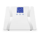 NNEAGS 2X Digital Body Fat Scale Bathroom Scales Weight Gym Glass Water LCD Pink/White