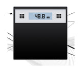 NNEAGS 2X 180kg Electronic Talking Scale Weight Fitness Glass Bathroom Scale LCD Display Stainless