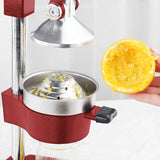 NNEAGS Manual Juicer Hand Press Juice Extractor Squeezer Orange Citrus Red