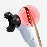 NNEAGS 2X 6 Heads Portable Handheld Massager Soothing Stimulate Blood Flow Shoulder Gold
