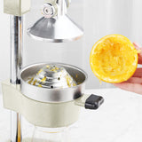 NNEAGS 2X Manual Juicer Hand Press Juice Extractor Squeezer Orange Citrus White