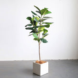 NNEAGS 120cm Green Artificial Indoor Qin Yerong Tree Fake Plant Simulation Decorative