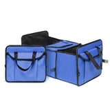 NNEAGS Car Portable Storage Box Waterproof Oxford Cloth Multifunction Organizer Blue
