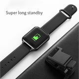NNEAGS Fitness Smart Watch Heart Rate Monitor With 2X Wrist Band Replacement Strap