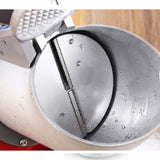 NNEAGS Dual Blade Ice Shaver Electric Stainless Steel Ice Crusher Slicer Machine Commercial