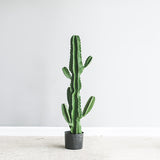 NNEAGS 105cm Green Artificial Indoor Cactus Tree Fake Plant Simulation Decorative 6 Heads