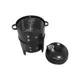 NNEAGS 3 In 1 Barbecue Smoker Outdoor Charcoal BBQ Grill Camping Picnic Fishing