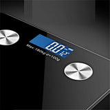 NNEAGS Wireless Bluetooth Digital Body Fat Scale Bathroom Health Analyser Weight Black