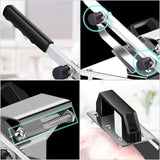 NNEAGS 2X Manual Frozen Meat Slicer Handle Meat Cutting Machine 18/10 Grade Stainless Steel