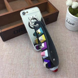 NNEAGS Luxury Fashionable Durable Silver Mirror Back iPhone Case 7