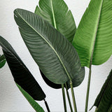 NNEAGS 160cm Artificial Green Indoor Traveler Banana Fake Decoration Tree Flower Pot Plant