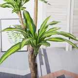 NNEAGS 2X 180cm Green Artificial Indoor Brazlian Iron Tree Fake Plant Decorative 4 Heads