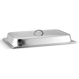 NNEAGS 4X 3L Triple Tray Stainless Steel Chafing Food Warmer Catering Dish
