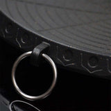 NNEAGS Portable Korean BBQ Butane Gas Stove Stone Grill Plate Non Stick Coated Square