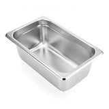 NNEAGS GN Pan Full Size 1/1 GN Pan 20cm Deep Stainless Steel Tray With Lid