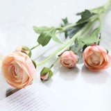 NNEAGS 12pcs Artificial Silk Flower Fake Rose Bouquet Table Decor Blue