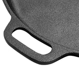 NNEAGS Electric Smart Induction Cooktop and 30cm Cast Iron Frying Pan Skillet Sizzle Platter