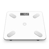 NNEAGS 2X Wireless Bluetooth Digital Body Fat Scale Bathroom Weighing Scales Health Analyzer Weight White
