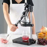 NNEAGS 2X Stainless Steel Manual Juicer Hand Press Juice Extractor Squeezer Orange