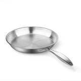 NNEAGS Stainless Steel Fry Pan 26cm 36cm Frying Pan Top Grade Induction Cooking