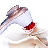 NNEAGS 2X Portable Handheld Massager Soothing Heat Stimulate Blood Flow Shoulder 4 Heads