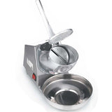 NNEAGS Dual Blade Ice Shaver Electric Stainless Steel Ice Crusher Slicer Machine Commercial