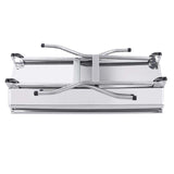 NNEAGS 2X Skewers Grill Portable Stainless Steel Charcoal BBQ Outdoor 6-8 Persons