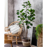 NNEAGS 95cm Green Artificial Indoor Pocket Money Tree Fake Plant Simulation Decorative