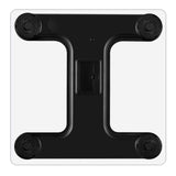 NNEAGS 2X Glass LCD Digital Body Fat Scale Bathroom Electronic Gym Water Weighing Scales White