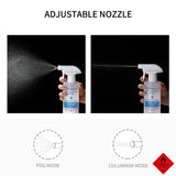 NNEAGS 4X 500ml Standard Grade Disinfectant Anti-Bacterial Alcohol Spray Bottle