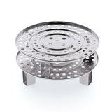 NNEAGS 28cm Stainless Steel Steamer Insert Stock Pot Steaming Rack Stockpot Tray
